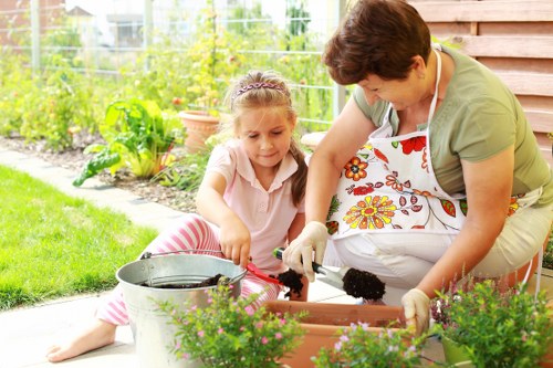 Professional porcelain paving installation in Richmond