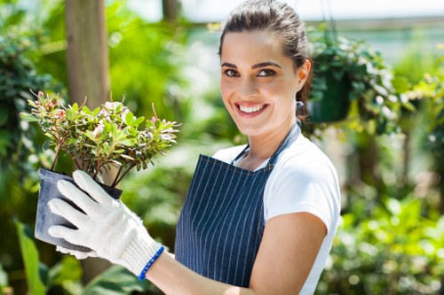 Secure landscaping payment page showing protected transaction options